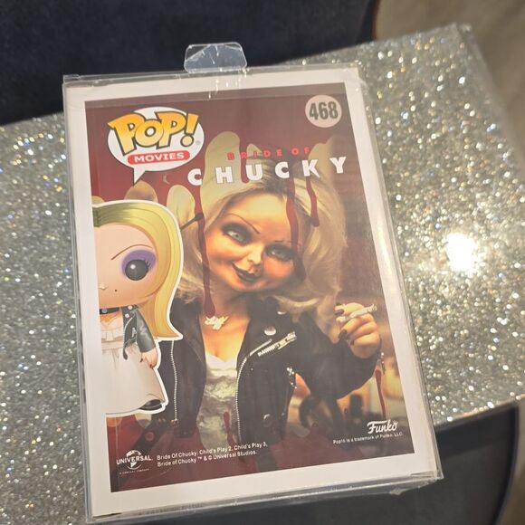 Funko Pop Horror Bride Of Chucky Tiffany Figure Chase #468 - Picture 5 of 5